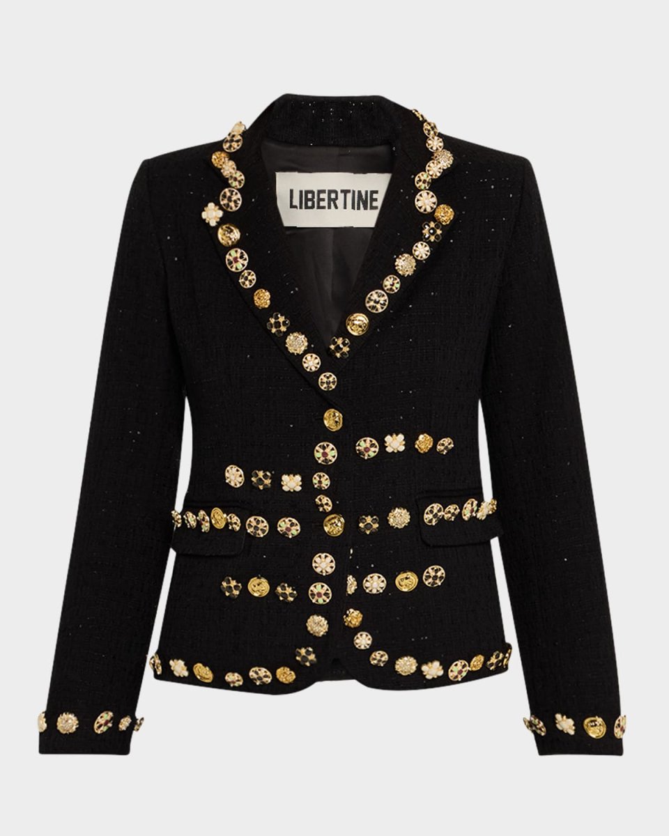 Button Luxe Short Jacket